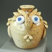 Owl Mini Bottle — Riverwood Pottery