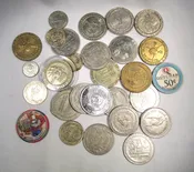 Vintage Lot of Gaming Tokens and Poker Chips AQ801