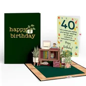 40th Birthday Houseplants Pop-Up Card and Sentiment Set