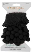 Tassels & Poms Trim – Black