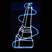 10′ Animated Grave Monument Halloween Light Display