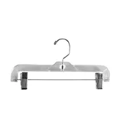 12" Plastic Child Skirt & Pants Hanger with Clips