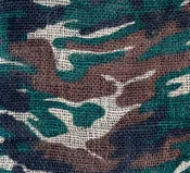 Camouflage Burlap
