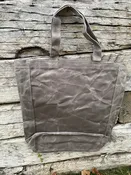 Waxed Canvas Shopping Bags