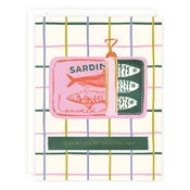 “Glad We’re In This Together” Sardines card