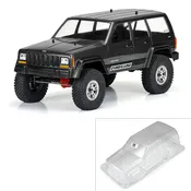 1/10 2001 Jeep Cherokee Clear Body 12.3” (313mm) Wheelbase Crawlers