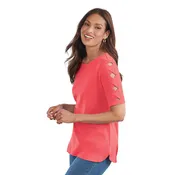 Criss Cross Ladder Sleeve Top
