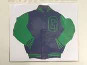 Letterman Jacket Diecut