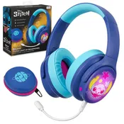 Disney Stitch Bluetooth Gaming Headphones with Boom Microphone