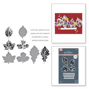 Autumn Cheer plate & die set by Spellbinders