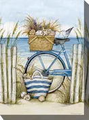 BEACH BIKE by West of the Wind | Waterproof Outdoor Wall Art