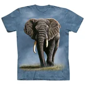 African Elephant Tie-Dyed Tee