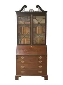 George III Mahogany Secretary Bookcase, Circa 1785.