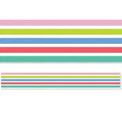 Rainbow Stripes Straight Border Trim - 48'