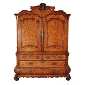 Dutch Figured-Walnut Press