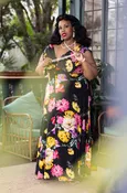 1930s Bias Gown - Museum Floral - Final Sale