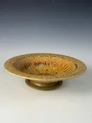 Berry Bowl Tan Ash Glaze