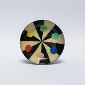 Benson’s Color Hexagon Round Tray