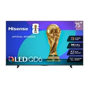 Hisense 75" QLED 4K UHD TV Amazon Fire Smart Platform