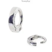 14K White Gold Sleeper Belly Button Ring Exclusively By Tummytoys