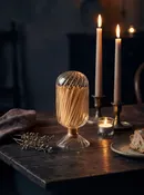 Hand-Blown Glass Match Cloche