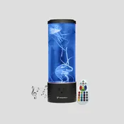 14" Jelly Fish Lamp Bluetooth Speaker with LED  lights & Remote Control