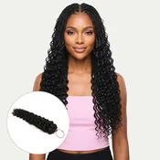 16" Ocean Wave Feather Crochet Human Hair