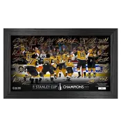 2023 Stanley Cup Champions Vegas Golden Knights Celebration Signature Pano Frame #D/5000