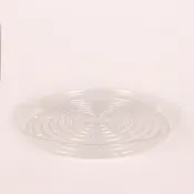 14" Clear Vinyl Plant Saucers