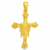 10K Gold Cross Crucifix 57088