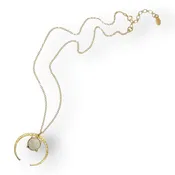 Mother In The Moon Gold Necklace