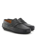 Altlanta Black Pebbled Penny Loafer