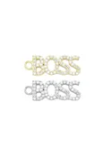 BOSS WITH STONES CHARM