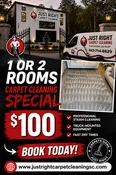 1 or 2 Room Carpet Cleaning $100-Goose Creek Moncks Corner,Ladson,North Charleston