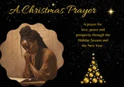 A Christmas Prayer - Christmas Cards