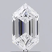 1.25 Carat Elongated Hexagon IGI Certified Lab Grown Diamond