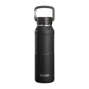 34 Oz / 1L Carabiner Water Bottle With Clip Cap 'Obsidian'