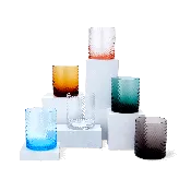 Bembo Double Old Fashioned Mixed Colors, Set of 6
