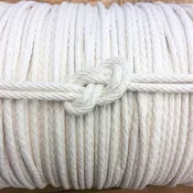100% Cotton Rope Natural 3/16" - 20 yard cut