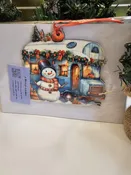 Camper RV Christmas Ornament One-Sided Whimsical Camping Gift