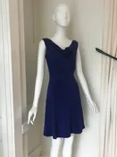 Double Cowl Cocktail Dress