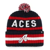 Aces Bering Cuff Pom Beanie