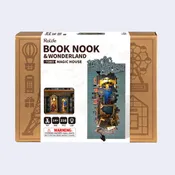 3D Booknook & Wonderland Bookends Kit - Magic House Book Nook