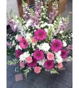 B-27: Magenta Hues Floor Basket