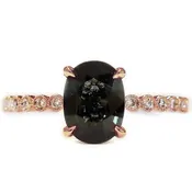 Anisa 1.40ct Oval Teal Sapphire Engagement Ring