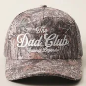 THE DAD CLUB RAISING LEGENDS Embroidery Camo Trucker Hat