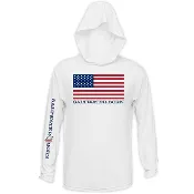 American Flag Long Sleeve UPF 50+ Dry-Fit Hoodie