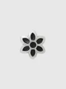 10mm Cutout Stud Earring in Sterling Silver