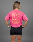 Women's Cult Member Stone Wash Crop Tee