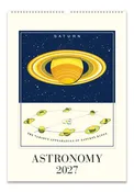 2027 Cavallini & Co. Astronomy Wall Calendar